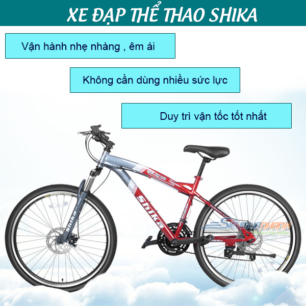 Xe đạp thể thao Shika SK - 03 (màu đen)